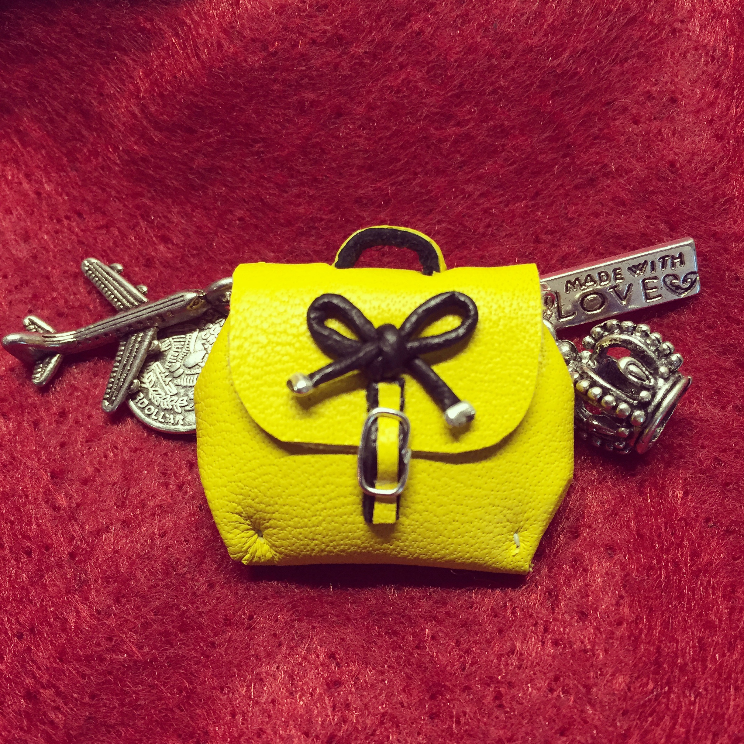 Yellow madame bag